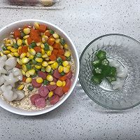 #网红美食我来做#奶香星星年糕焗燕麦的做法图解6