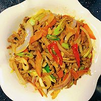 葱爆羊肉片的做法图解9