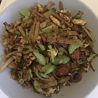 火腿鸡蛋炒饼的做法图解6