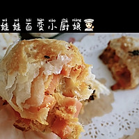 #美食视频挑战赛｜手抓饼变身记之【肉丝面包】的做法图解5