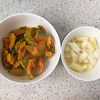 #一道菜表白豆果美食#双色发糕的做法图解2