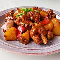 柱侯酱焖土豆鸡的做法图解8