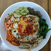 麻猪肉韩式拌饭（酱料淘汰版）