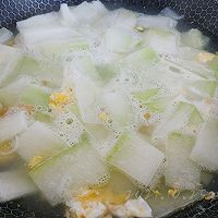 虾扯蛋柿冬瓜汤的做法图解4