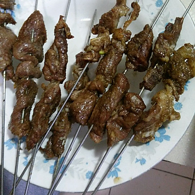 烤箱烤羊肉串