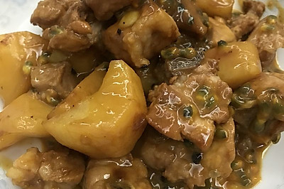 百香果排骨焖土豆