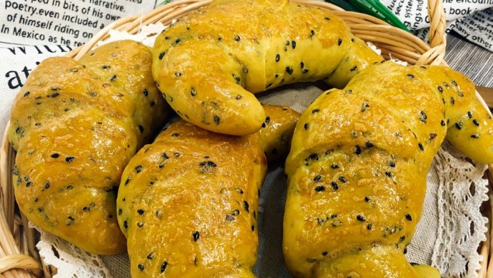豆浆南瓜牛角包（健康低脂版）