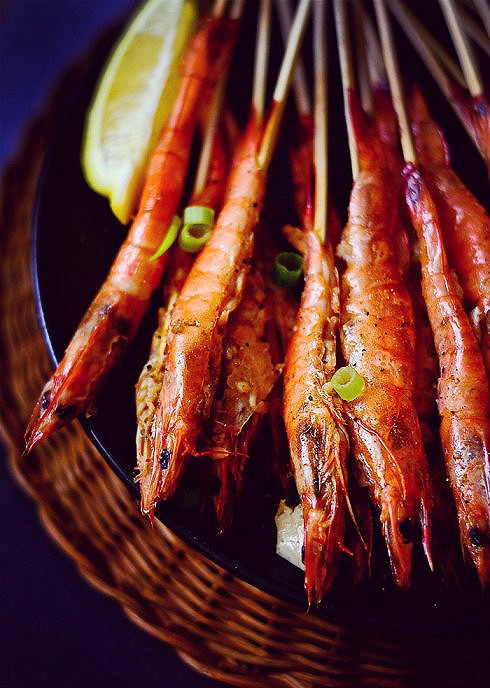 苏利浦烘培食谱—孜然烤虾串的做法