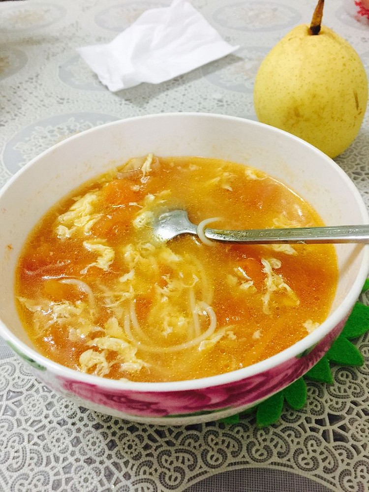 西红柿鸡蛋汤面（宝宝可食用版）的做法