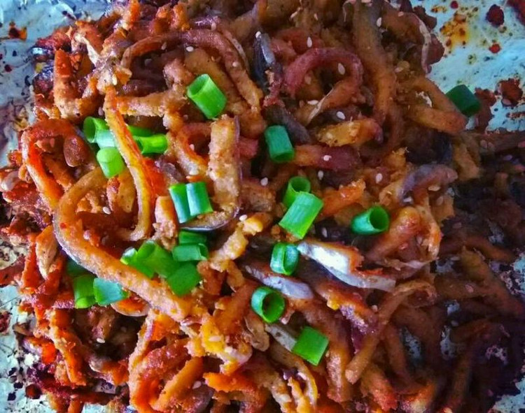 香辣鳗鱼丝的做法