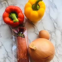 简单营养的火腿小煎饼的做法图解1