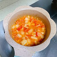 减脂餐-番茄冬瓜豆腐虾仁汤的做法图解3