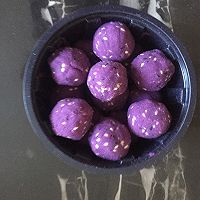 双色紫薯包（芝麻紫薯陷）的做法图解6