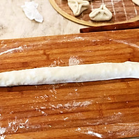 葱香火腿花卷的做法图解4