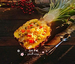 #10分钟早餐大挑战#菠萝炒饭的做法