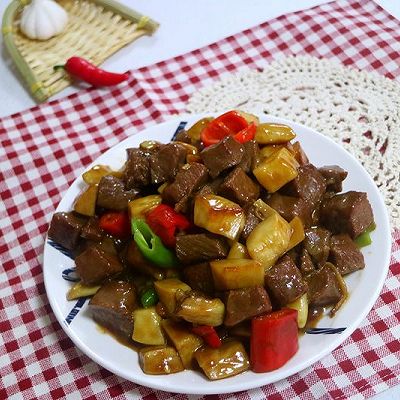 杏鲍菇牛肉粒