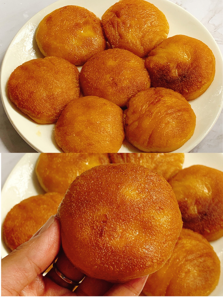 平底锅就能做成，香甜软糯的南瓜饼！的做法