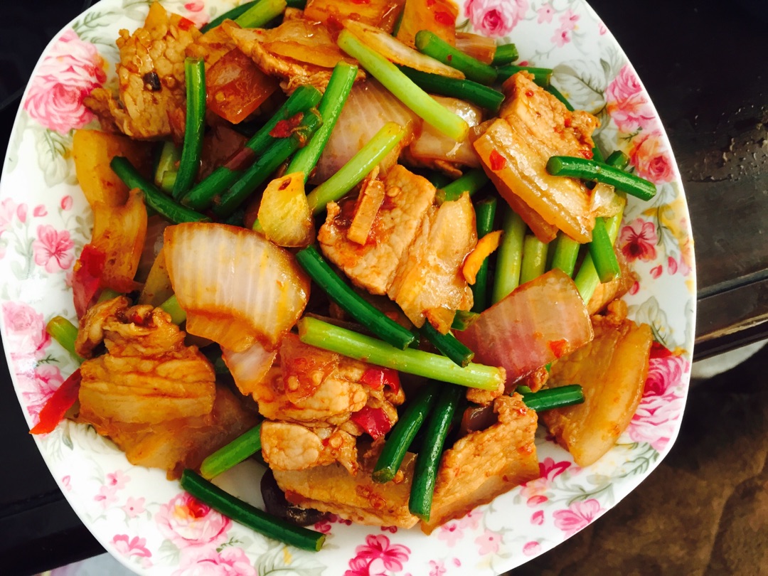 Double cooked pork