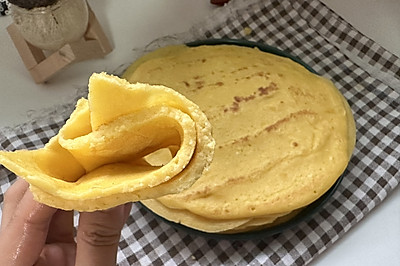 减脂主食：玉米面饼，简单又好吃