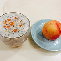 #美食新势力# 美容养颜、好处多多的《奇亚籽双圆燕麦牛奶羹》的做法图解16