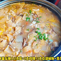 #零腹担吃夜宵# 冬瓜猪皮豆腐汤的做法图解4