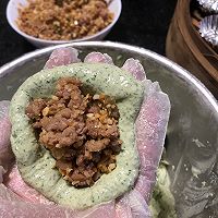 #带着美食出去浪#咸口的榨菜花生艾糍的做法图解11