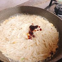 牛肉炒鸡蛋炒金针菇的做法图解11