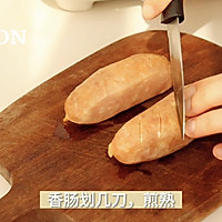 #春日露营 易享“佳”味 #热狗吐司&小熊便当盒的做法图解5