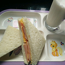 宝宝早餐三明治