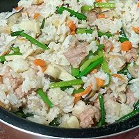 芋头与韭菜花的绝配戈饭，超香的做法图解8