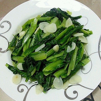 清炒油麦菜