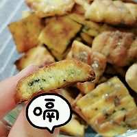 蛋黄海苔苏打饼干（平底锅版）的做法图解10