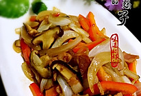 香菇培根炒时蔬#青春食堂#的做法