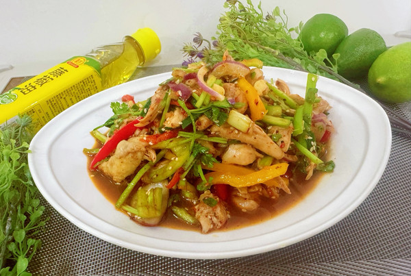 藤椒味手撕鸡！