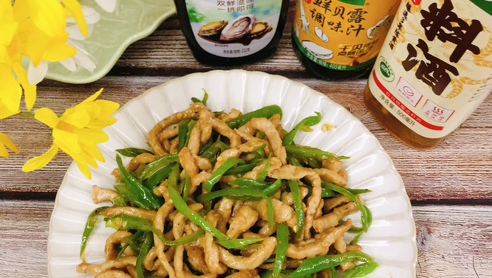 青椒炒肉丝