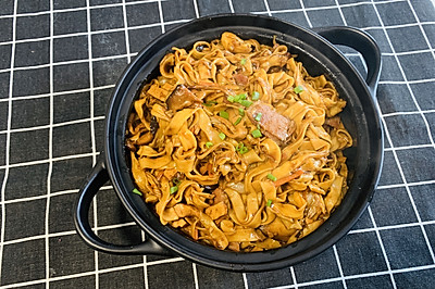 培根香菇焖面
