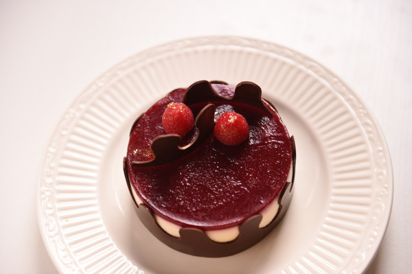 树莓冷凝芝士蛋糕
