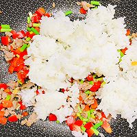 #夏至日，大口吃面#蒜苔肉末蛋炒饭的做法图解10