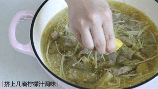 十分钟就能搞定的酸汤肥牛~的做法图解6