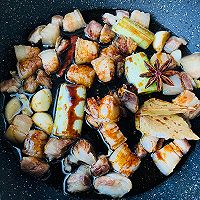 简单一招，教你做美味的鲍鱼红烧肉的做法图解13