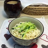葱油拌面的做法图解3