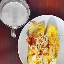 低脂低油低卡健康减肥早餐鸡蛋饼