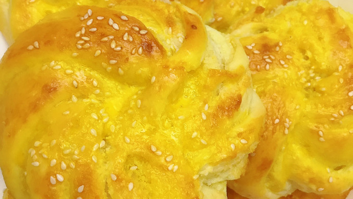 厨师机版椰蓉花朵面包