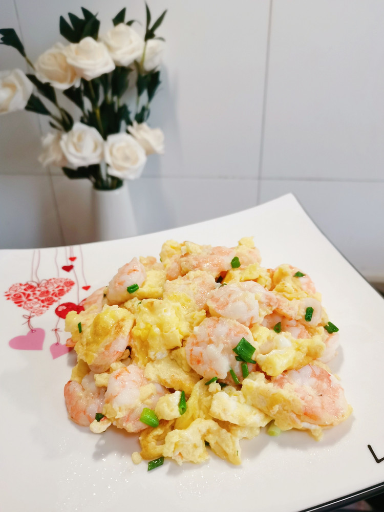快手美味#虾仁滑蛋|高考食谱的做法