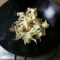 干炒花菜的做法图解9