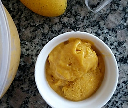 #柚遇见柠#芒果酸奶冰淇淋～无奶油低脂版的做法