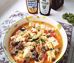 #万物皆可搭#鲍汁海参菌菇豆腐浓汤的做法