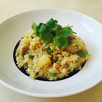 黄金咖喱炒饭的做法图解8