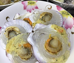 清蒸蒜蓉扇贝的做法