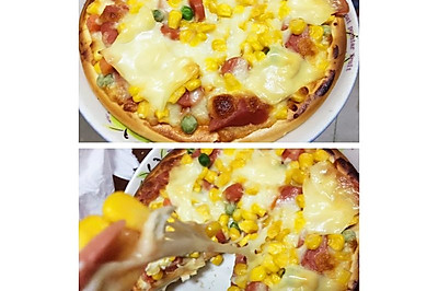 玉米香肠披萨